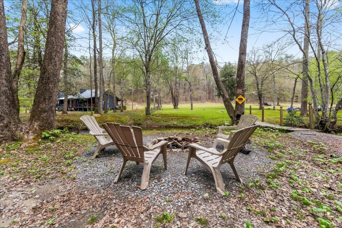 Villa Cozy Cabin Beside Briar Creek, Fire Pit, Wifi à Ellijay Extérieur photo